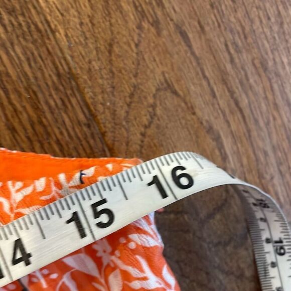 Loft NWOT bird floral peplum tie back tank 2 - Picture 10 of 11